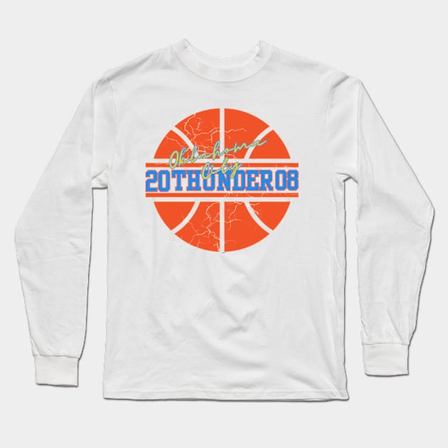 oklahoma city thunder basketball Long Sleeve T-Shirt by soft and timeless